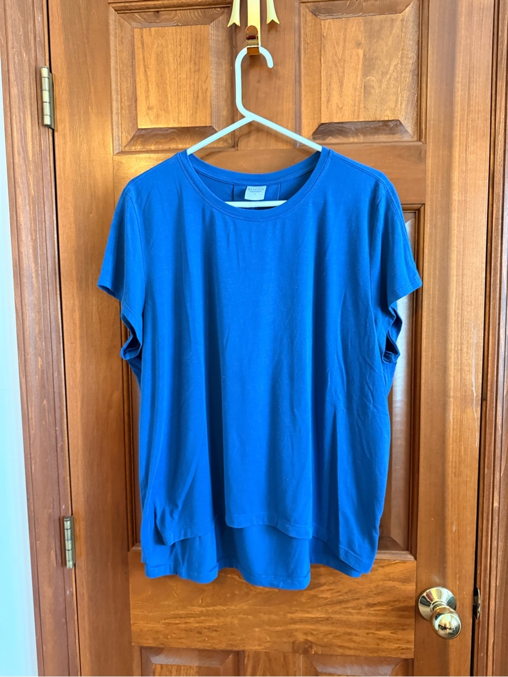 Athleta Royal Blue Short-Sleeve Crewneck Tee